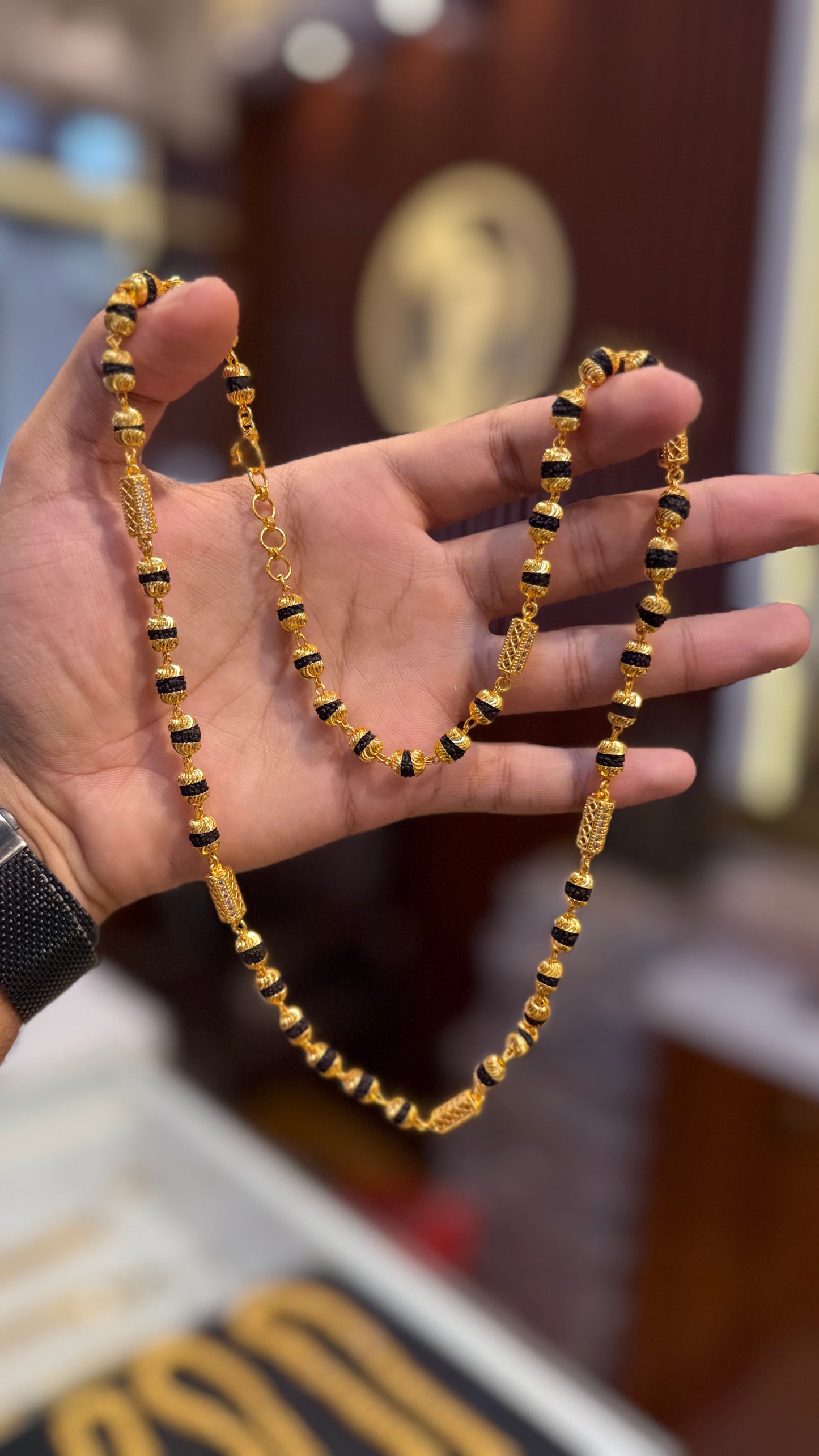 Mini Rudraksha mala chain 4.8⭐️⭐️⭐️⭐ (7896)
