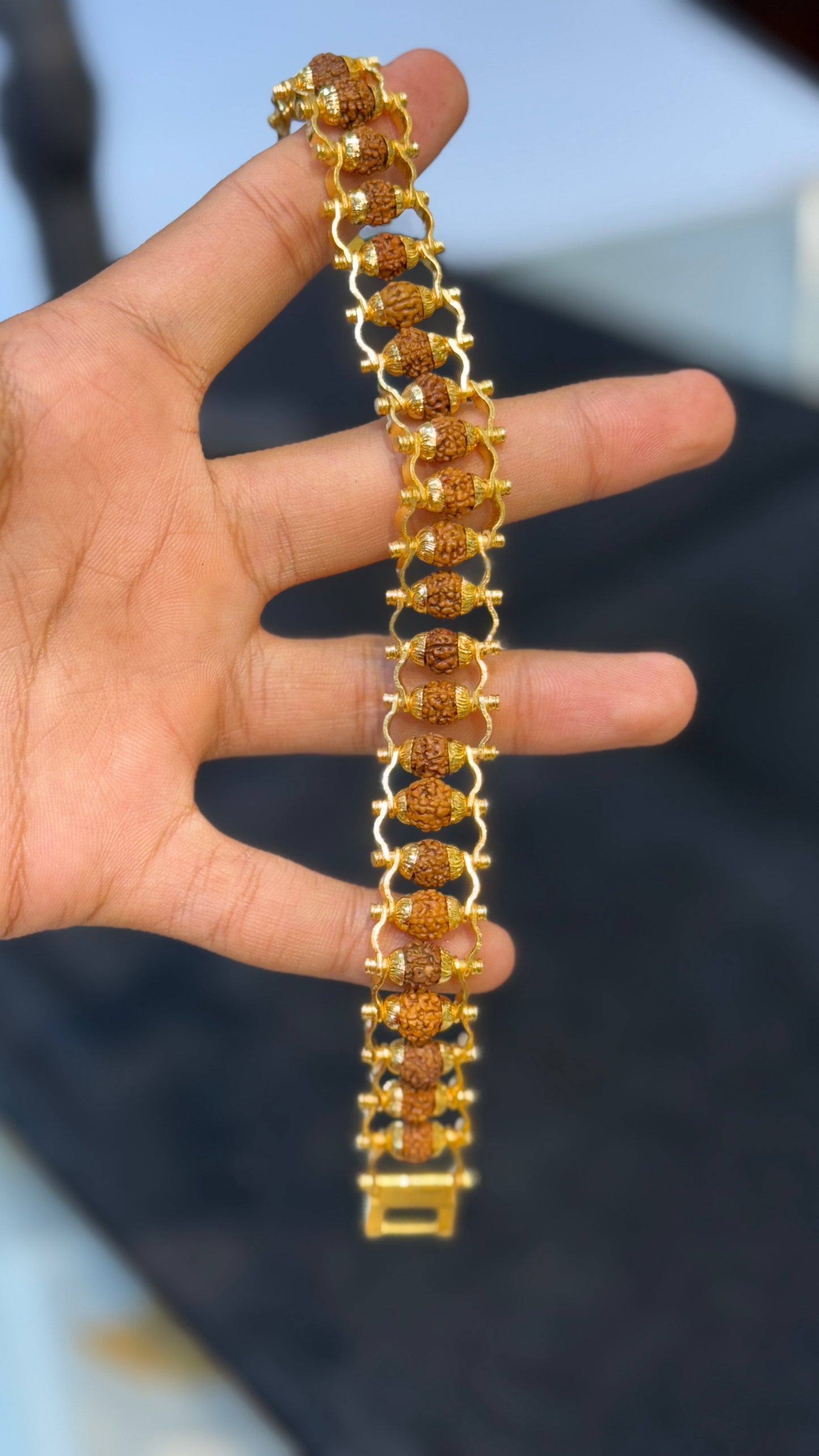 Rudraksha Bracelet 4.3⭐️⭐️⭐️⭐️(5200)