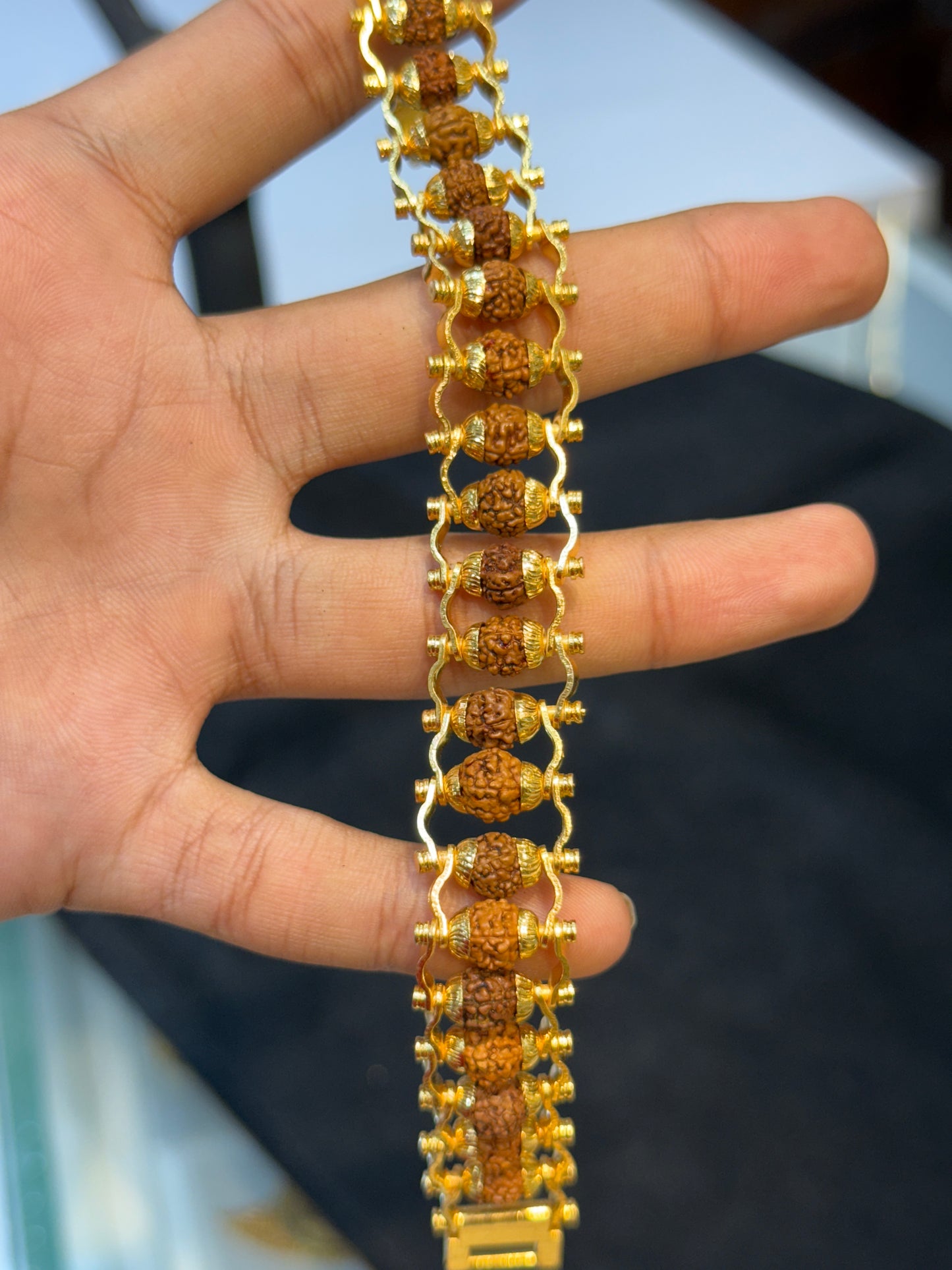Rudraksha Bracelet 4.3⭐️⭐️⭐️⭐️(5200)