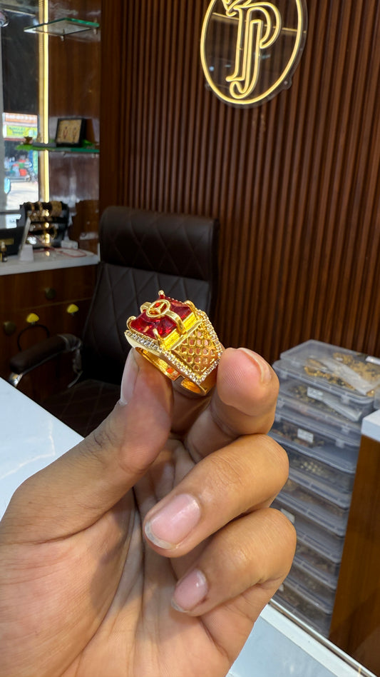 Red Stone Murshidi Ring         3.2⭐️⭐️⭐️(441)
