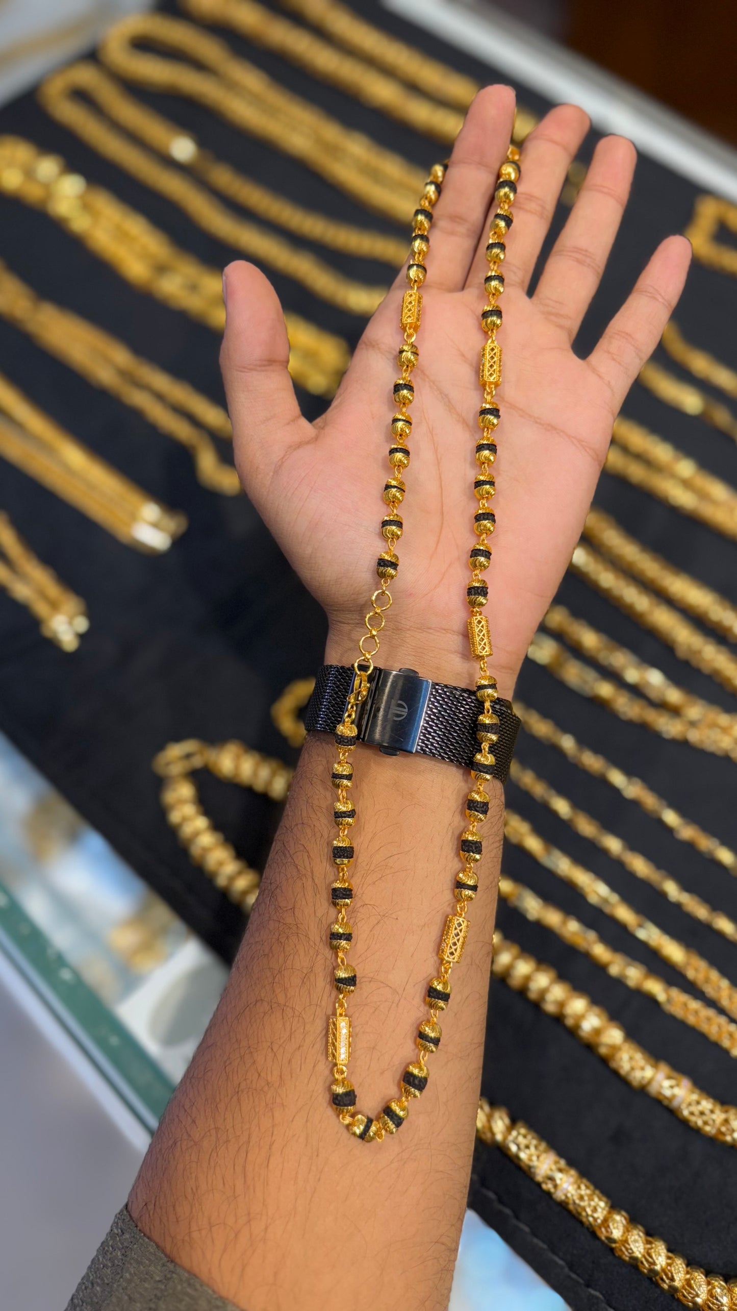 Mini Rudraksha mala chain             4.8⭐️⭐️⭐️⭐ (7896)