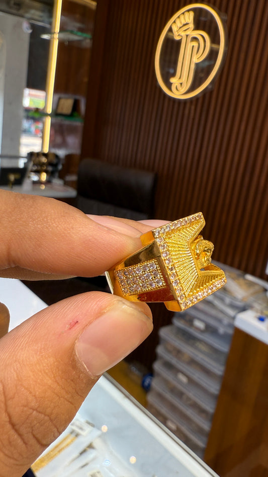Jaguar gold plated ring                                                                4.6⭐️⭐️⭐️⭐️ (3210)