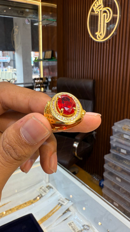 A D Red Stone Ring         4.8⭐️⭐️⭐️⭐️(950)