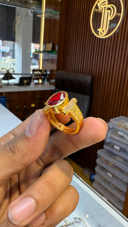 Red Stone Ring                                                                          4.1⭐️⭐️⭐️⭐️ (804)