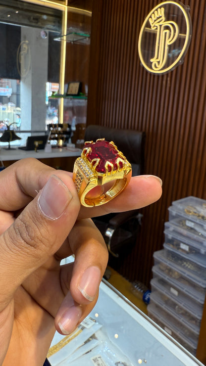 Red Stone Ring                 3.2⭐️⭐️⭐️(581)
