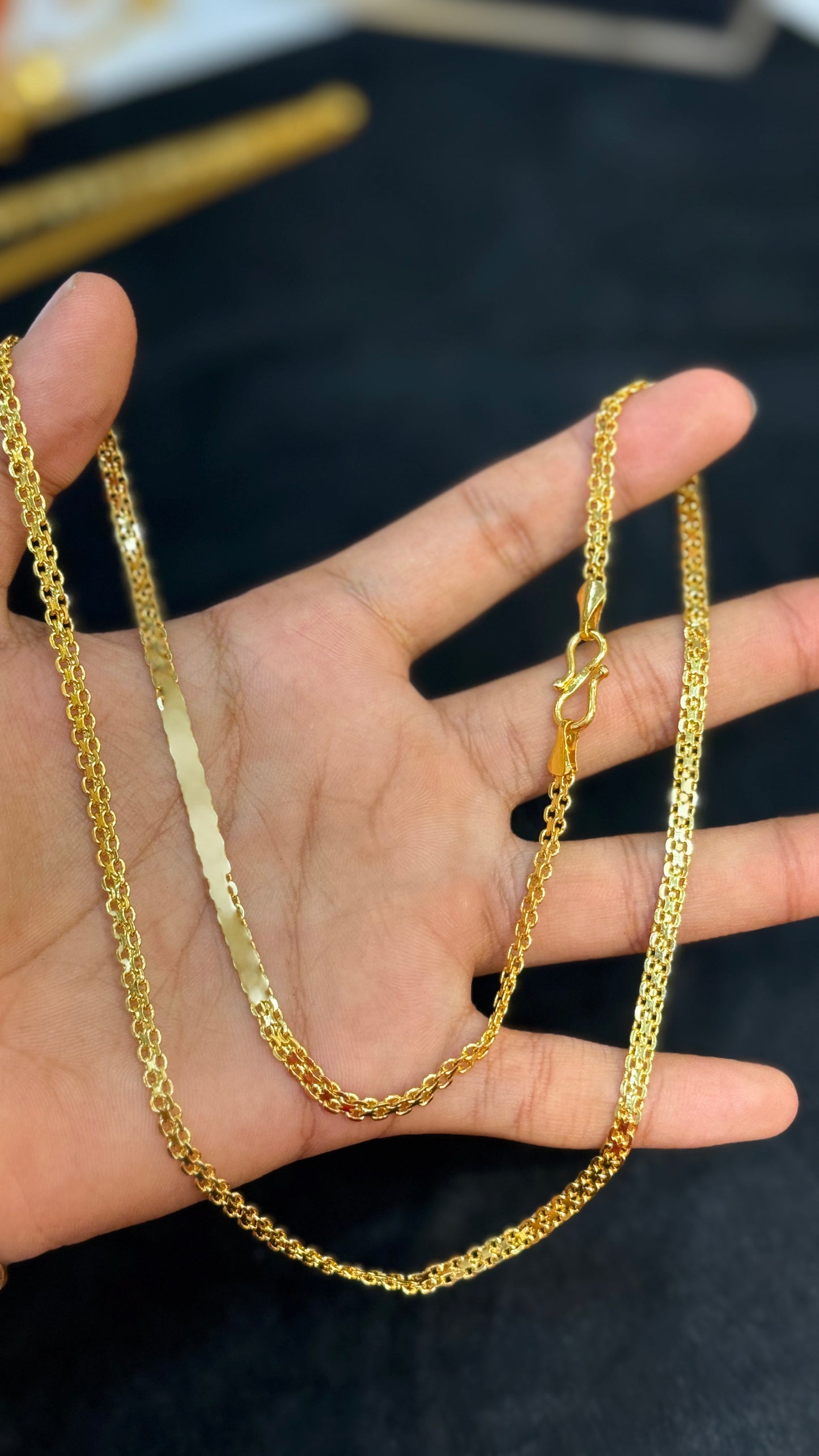 Mini hand made chain              4.3⭐️⭐️⭐️⭐️ (9456)