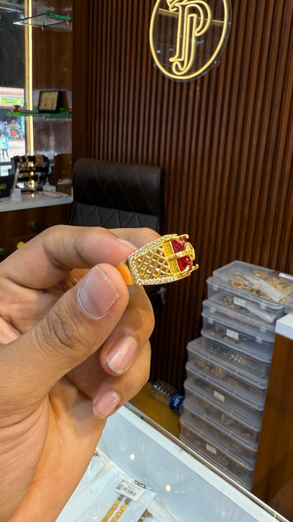 Red Stone Murshidi Ring         3.2⭐️⭐️⭐️(441)