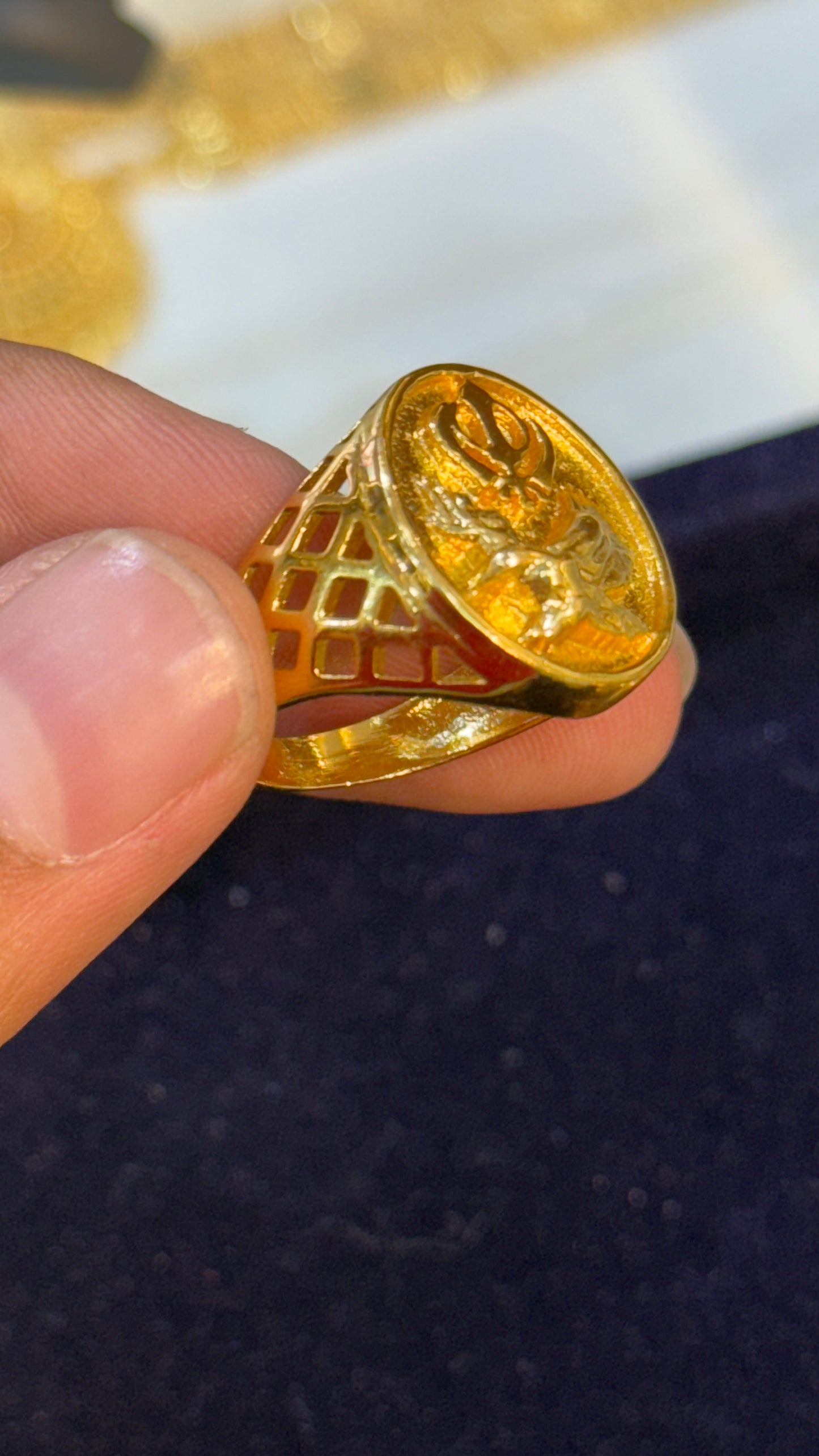 Ring Gold Plated Ring .                                                         4.3 ⭐⭐⭐⭐(2865)