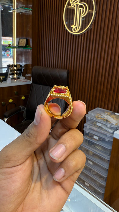 Red Stone Murshidi Ring         3.2⭐️⭐️⭐️(441)
