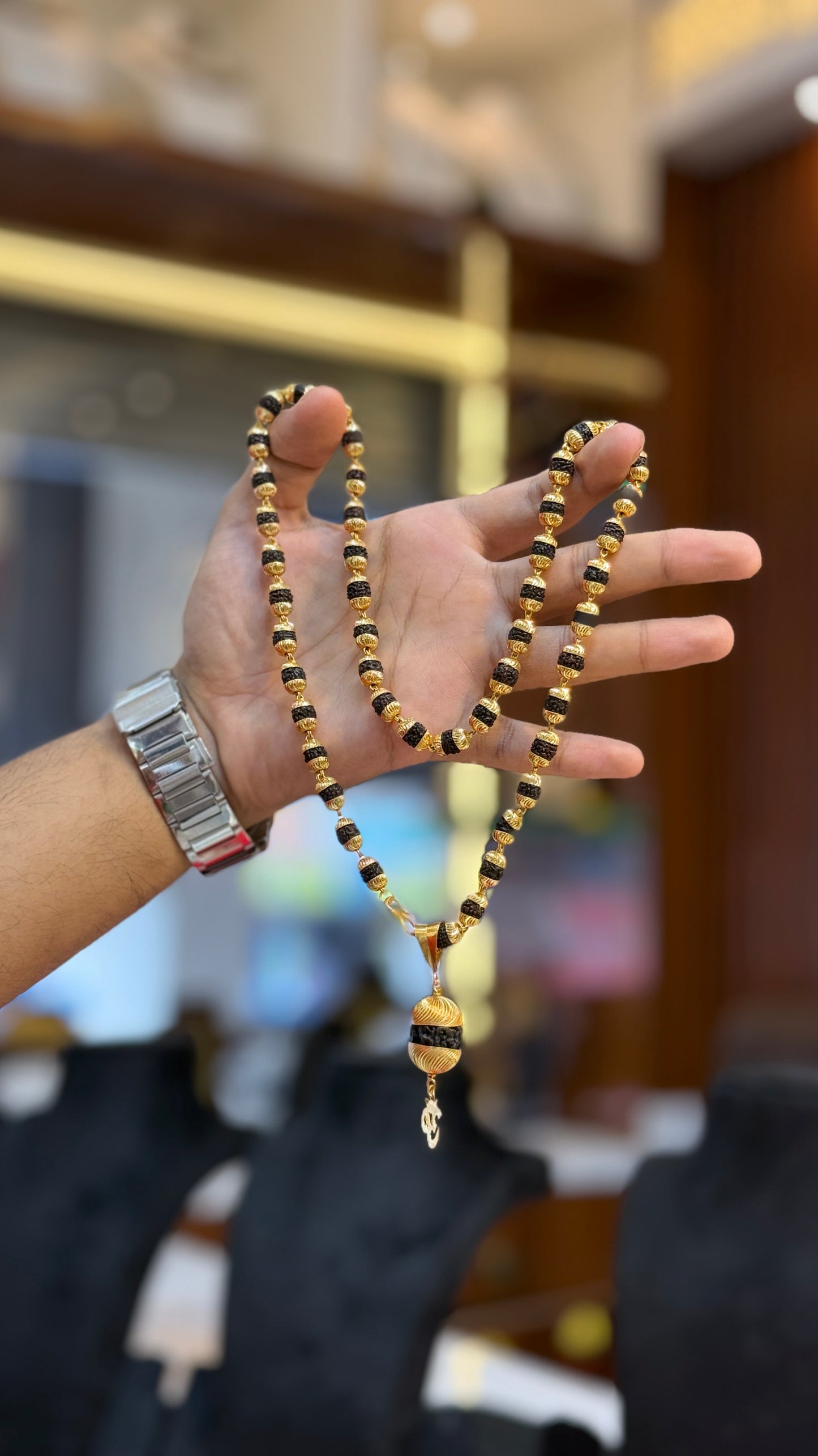 🔱RUDRAKSHA MALA + pendent 📿 🚩 4.3 ⭐️⭐️⭐️⭐️ ( 2688 )