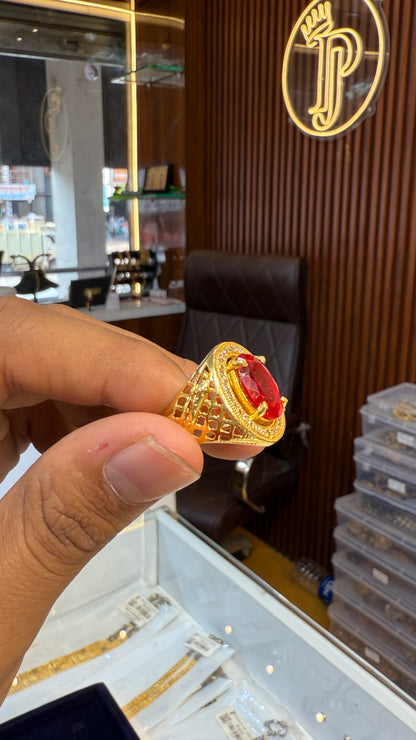 A D Red Stone Ring         4.8⭐️⭐️⭐️⭐️(950)