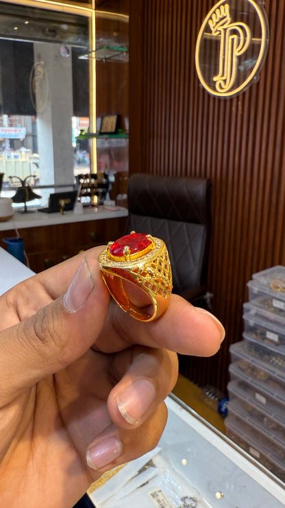 A D Red Stone Ring         4.8⭐️⭐️⭐️⭐️(950)